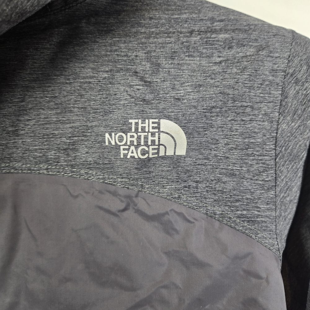 THE NORTH FACE Girls Jacket Eco Thermoball Parka Hooded Full Zip 10/12 Gray/Pink - Picture 8 of 8